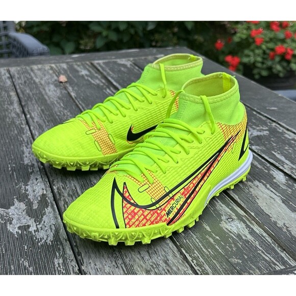 Nike Mercurial Superfly 8 Academy Turf  Mens Sz 7 Soccer Shoes Yellow CV0953-090 - Picture 1 of 11